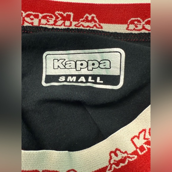 Kappa black short-sleeve T-shirt featuring the Omini logo size s. - Picture 6 of 6